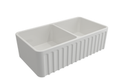 Novi 85 x 46 Fireclay Sink White