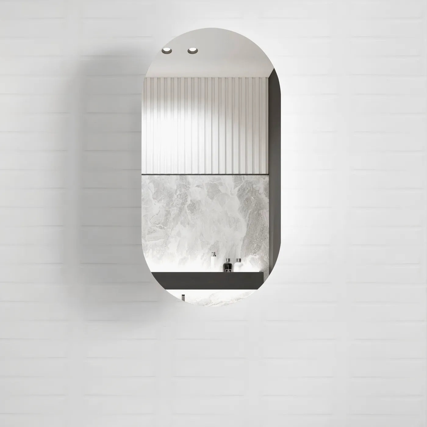 NOOSA BLACK OAK SHAVING CABINET - Designer Bathware