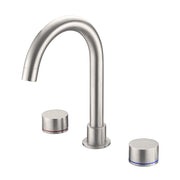 Kara 3 Piece Basin Set Brushed Nickel