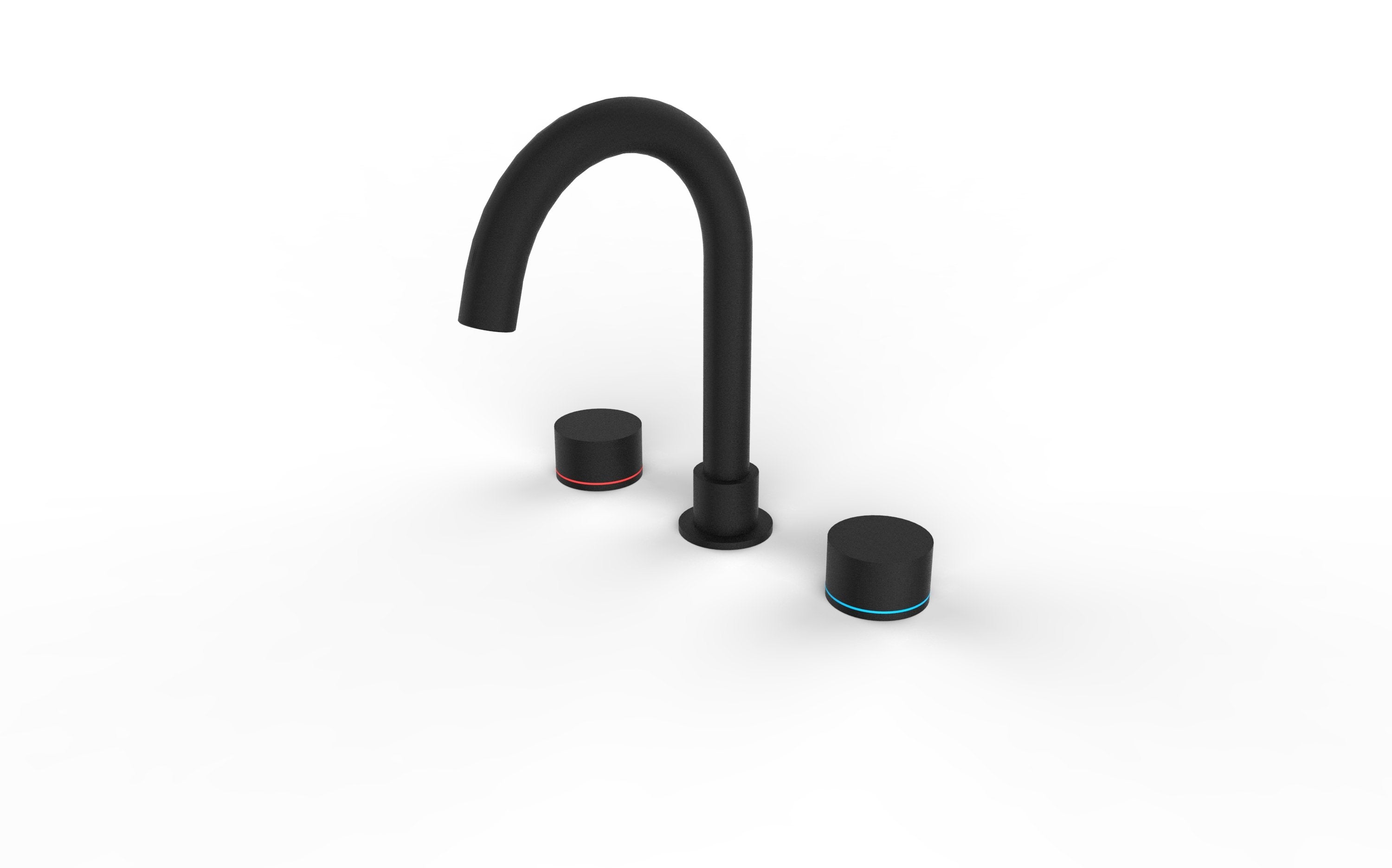 Kara 3 Piece Basin Set Matte Black