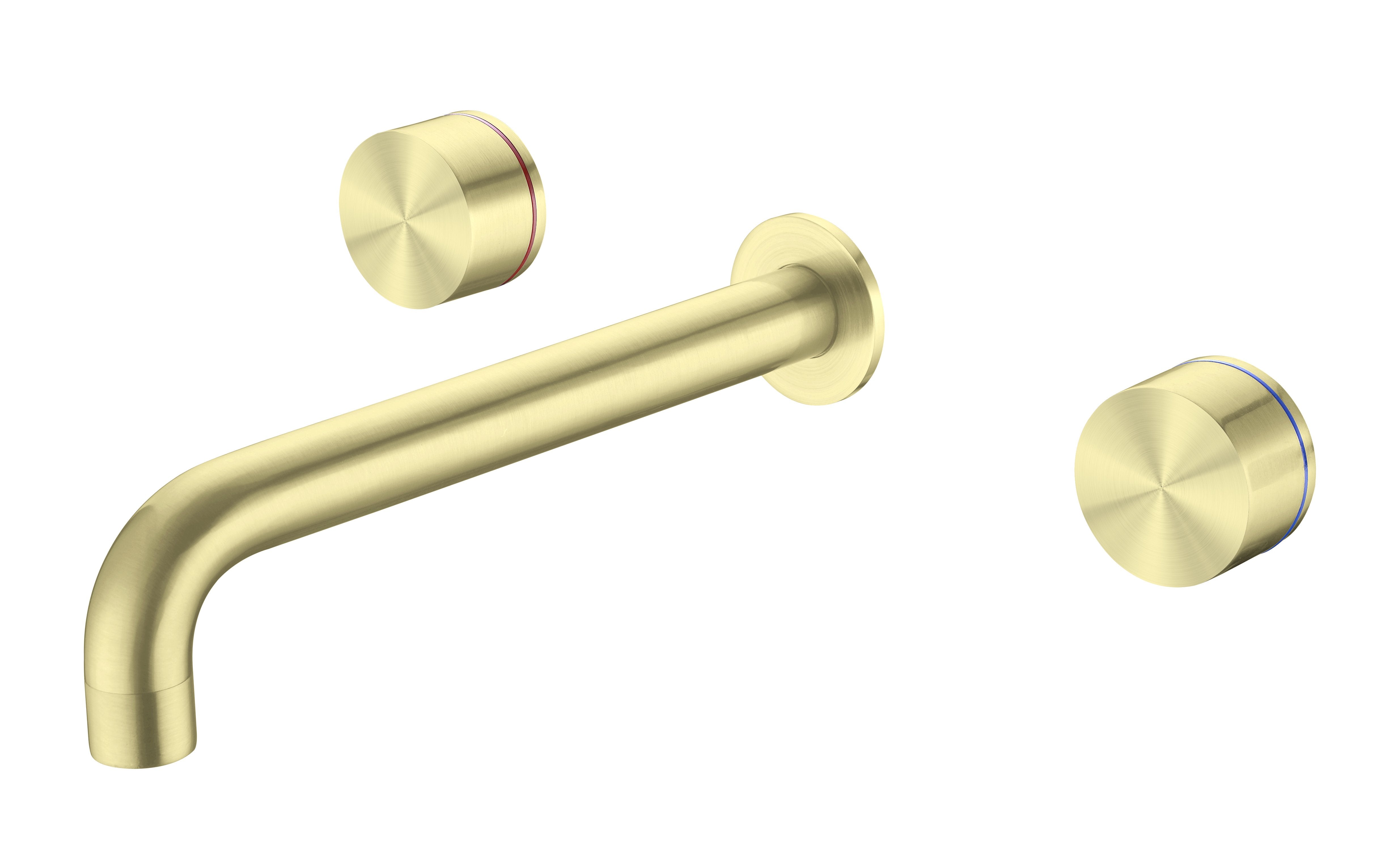 Kara Wall Basin Set Brushed Gold
