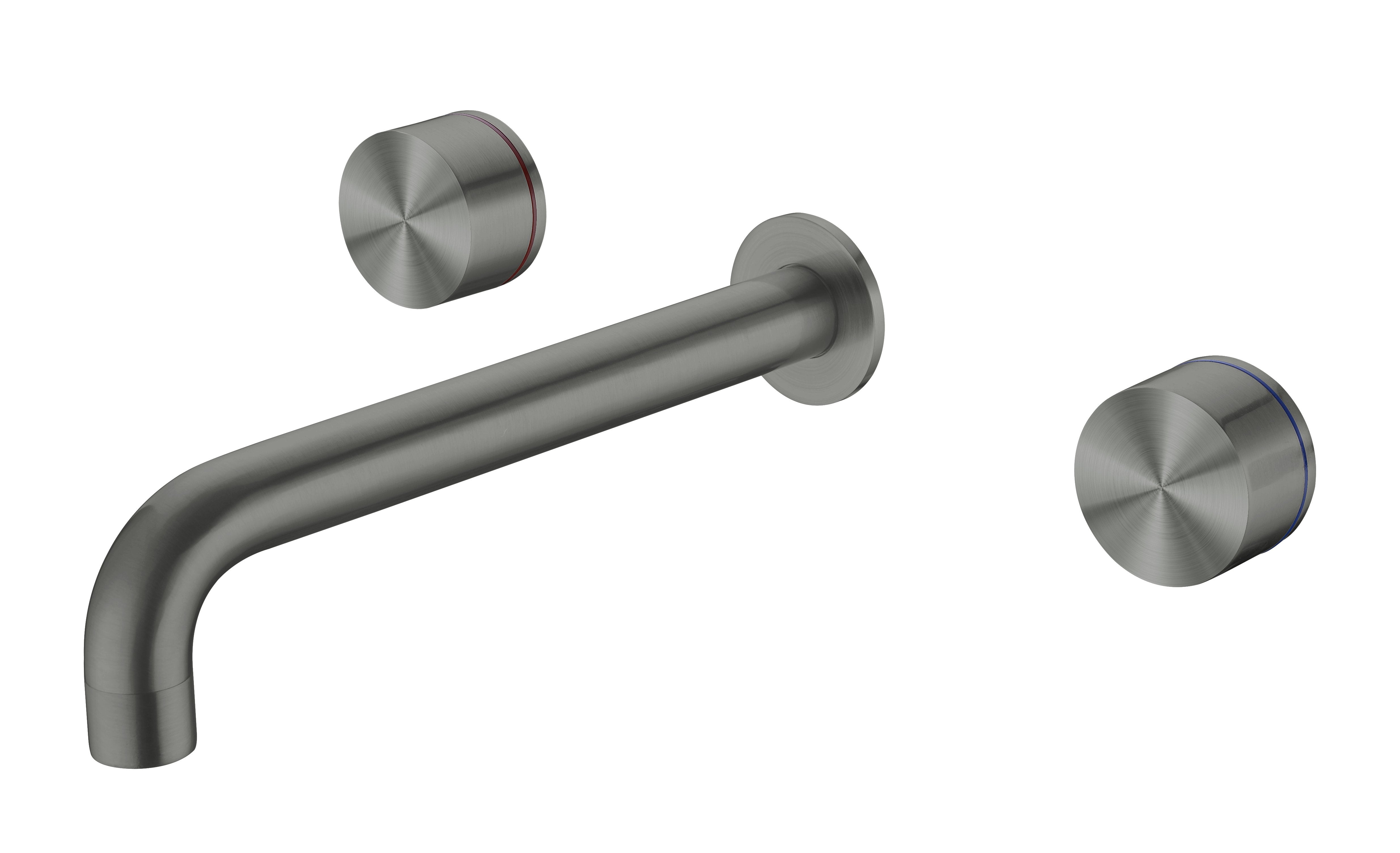Kara Wall Basin Set Gun Metal