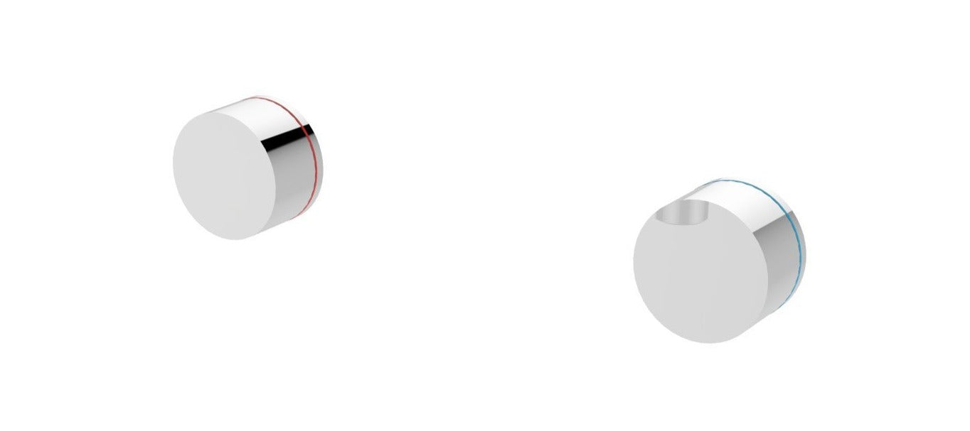 Kara Wall Top Assemblies Chrome