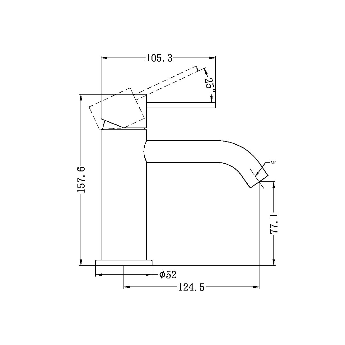 Mecca Basin Mixer - Designer Bathware