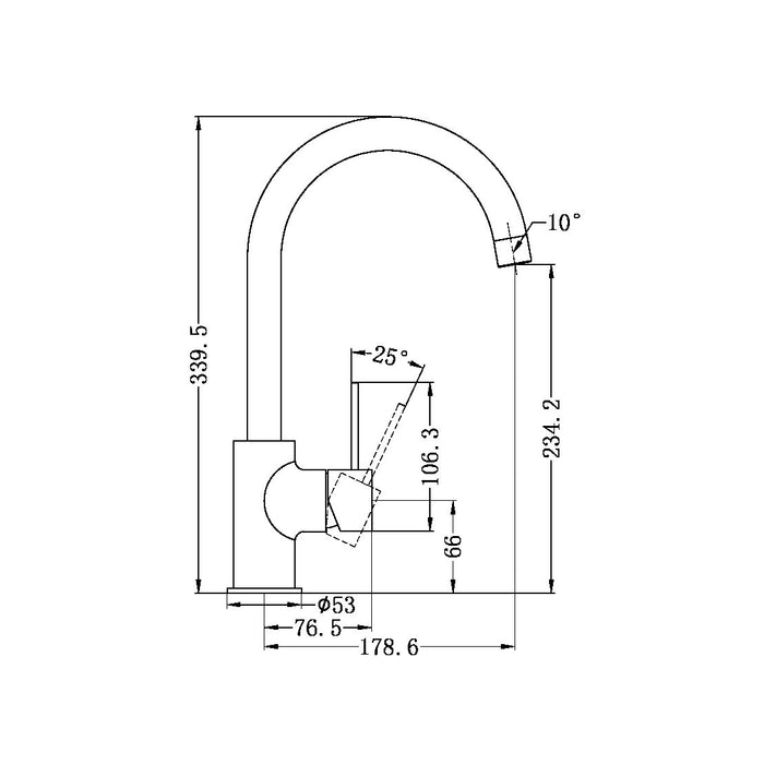 Mecca Kitchen Mixer - Designer Bathware