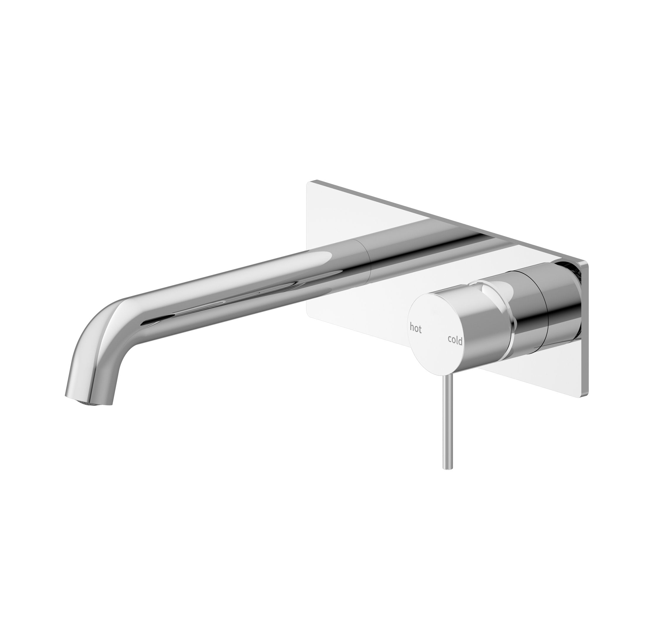 Mecca Wall Basin Mixer 185mm Spout Chrome