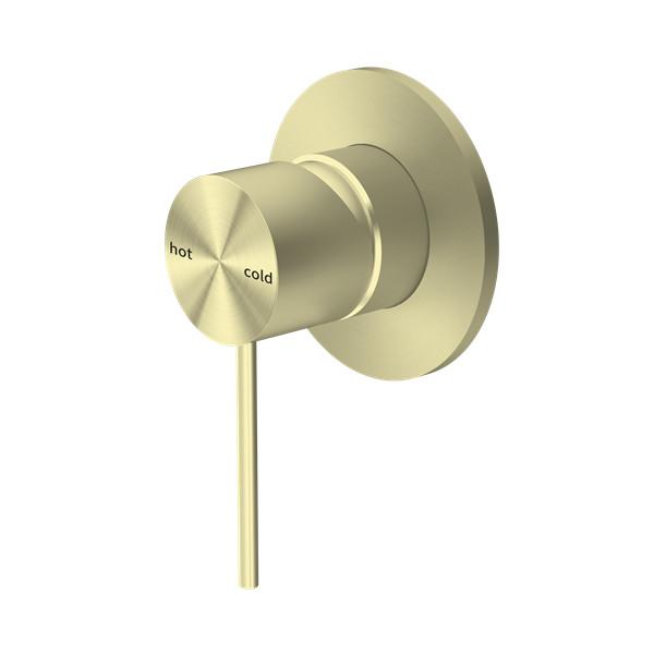 Mecca Shower / Basin Wall Mixer Brushed Gold