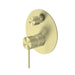Mecca Shower Mixer with Divertor Brushed Gold