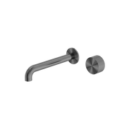 Opal Progressive Wall Basin Set Graphite 185mm - Designer Bathware