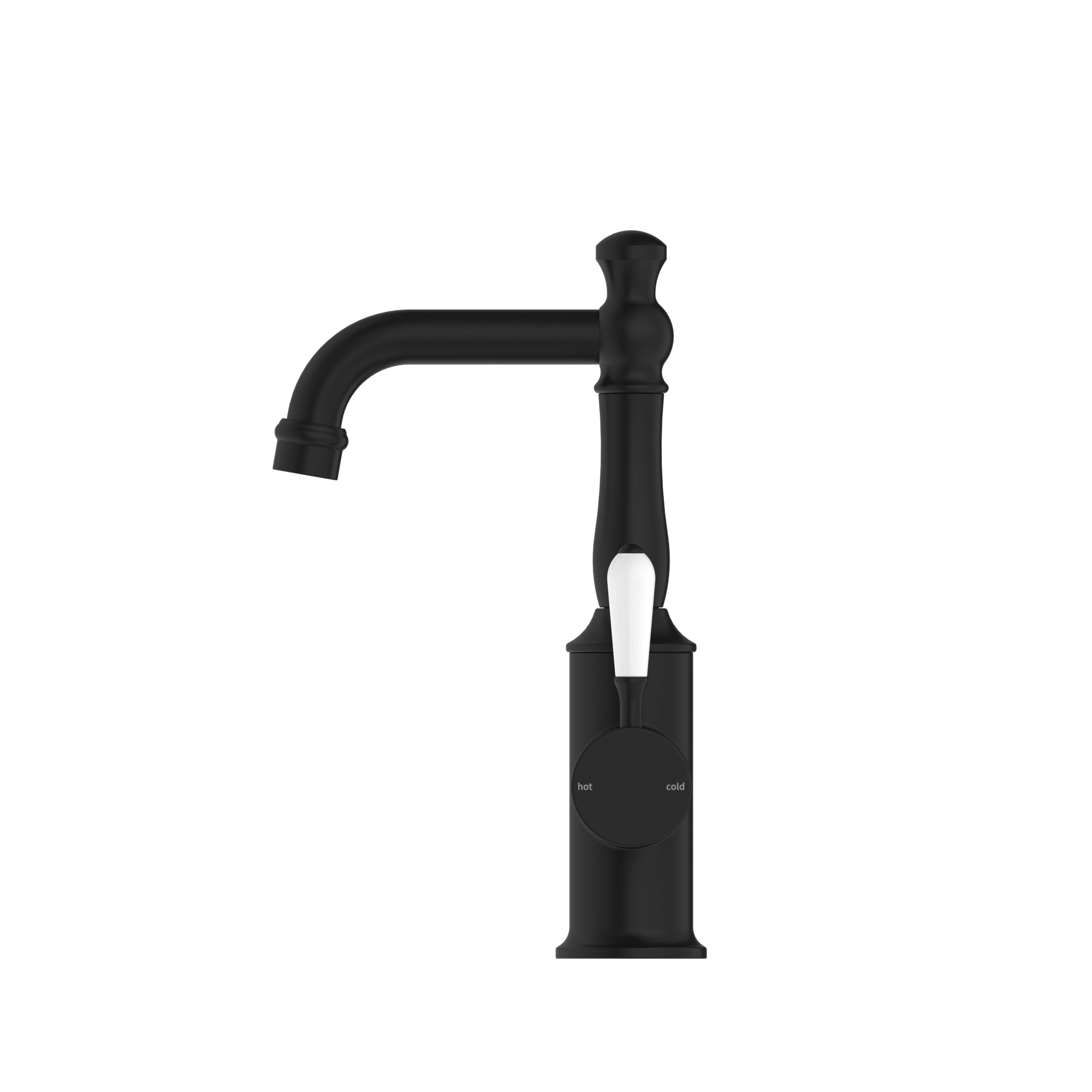 York Basin Mixer Hook Spout - Designer Bathware