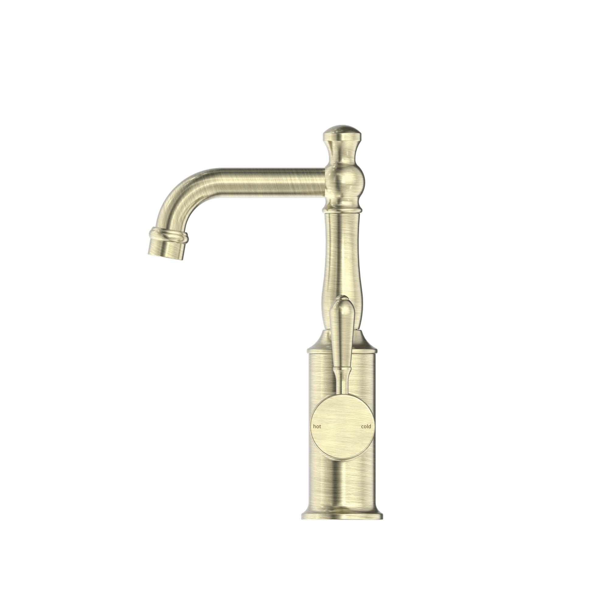 York Basin Mixer Hook Spout - Designer Bathware