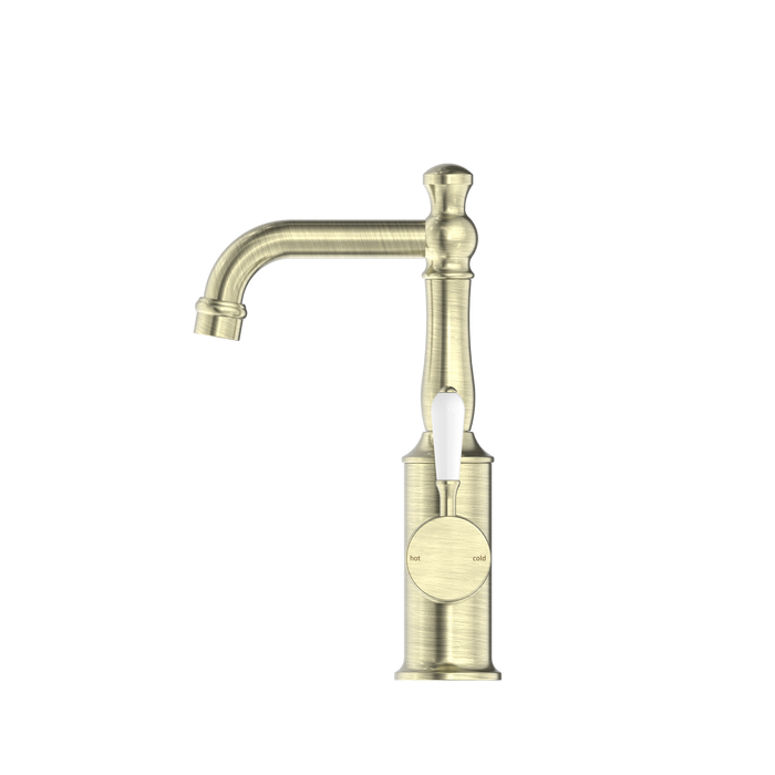 York Basin Mixer Hook Spout - Designer Bathware