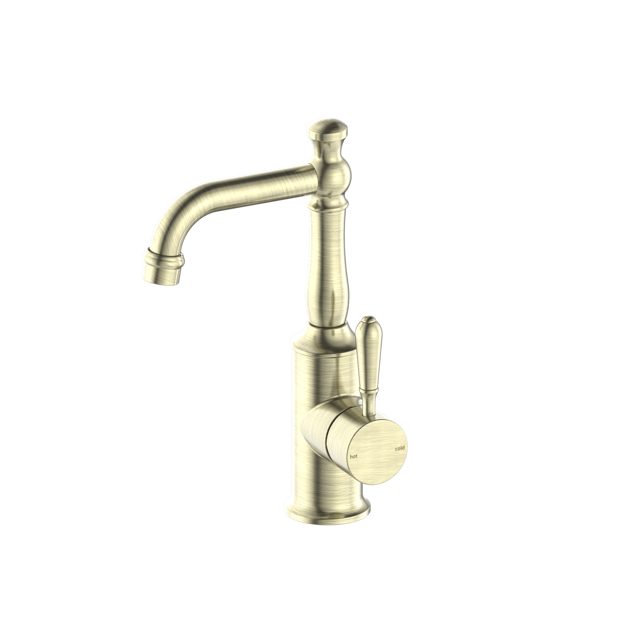 York Basin Mixer Hook Spout - Designer Bathware