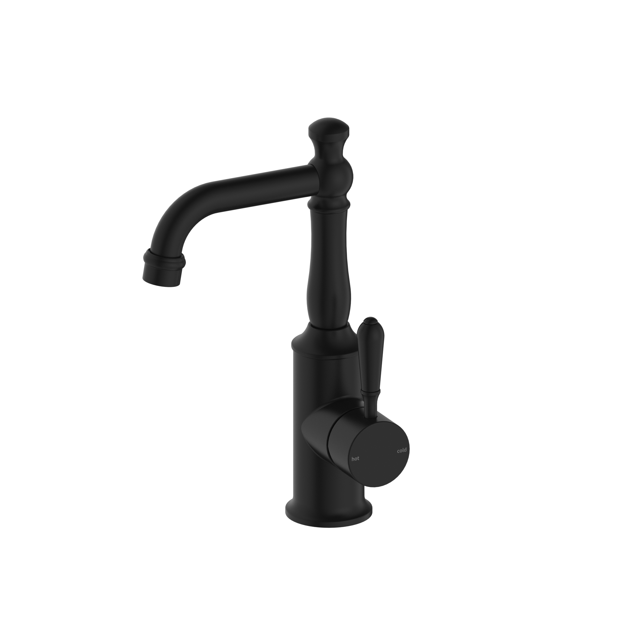 York Basin Mixer Hook Spout - Designer Bathware
