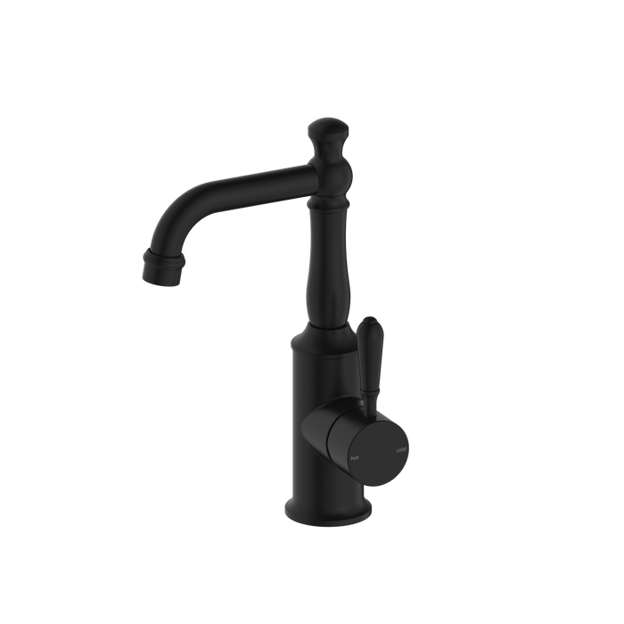 York Basin Mixer Hook Spout - Designer Bathware