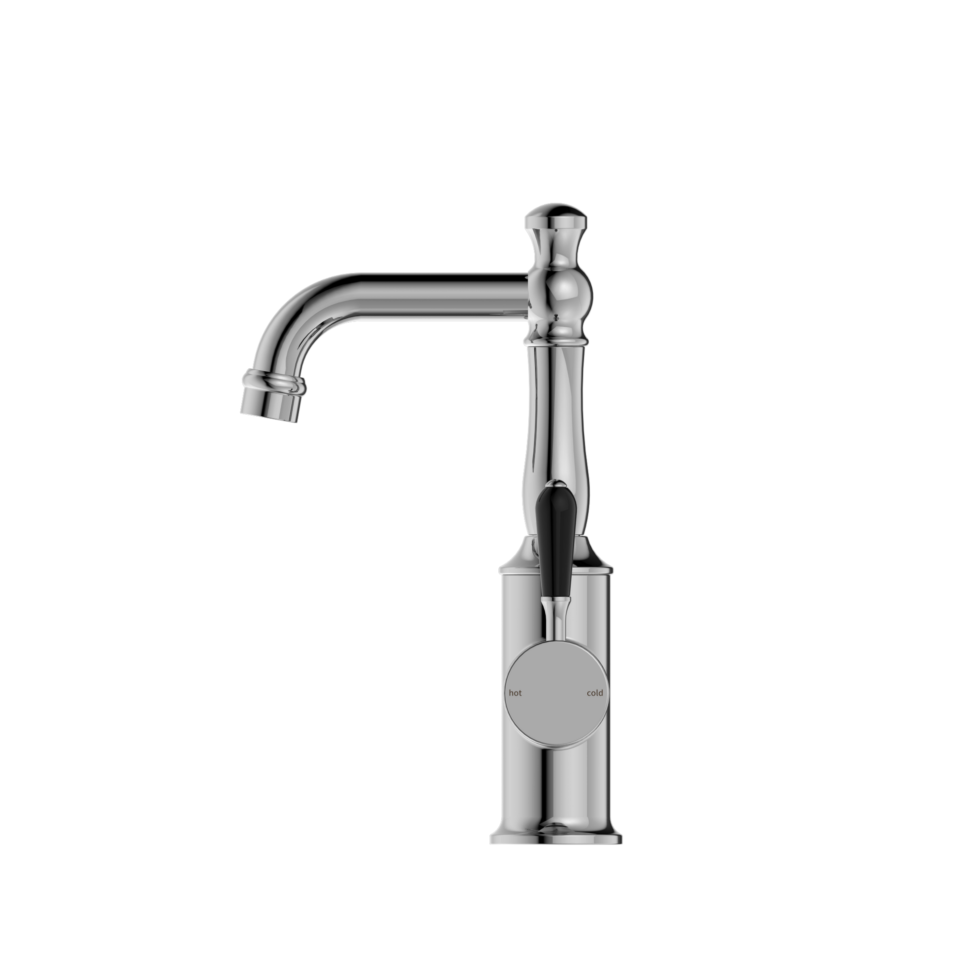 York Basin Mixer Hook Spout - Designer Bathware