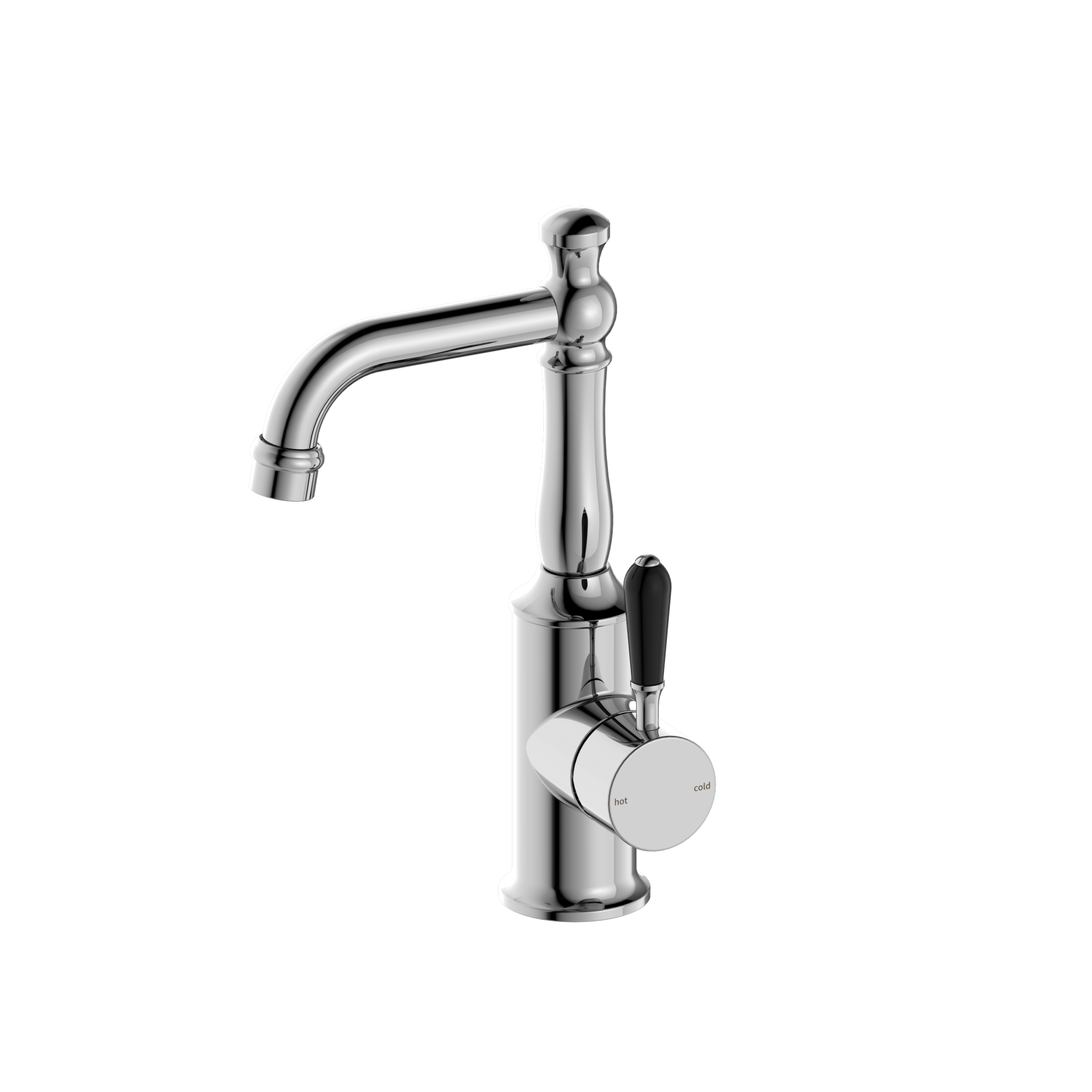 York Basin Mixer Hook Spout - Designer Bathware