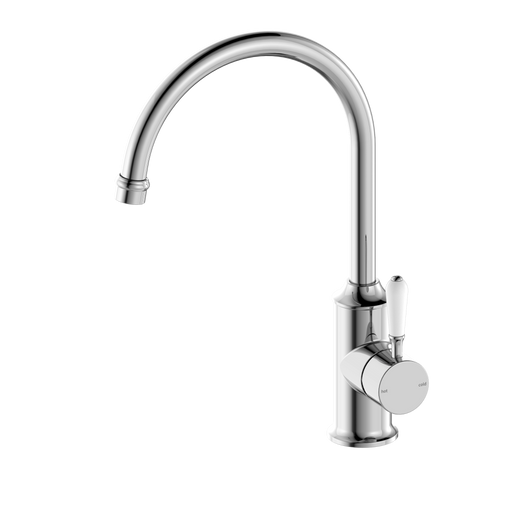 York Kitchen Mixer Gooseneck Spout - Designer Bathware