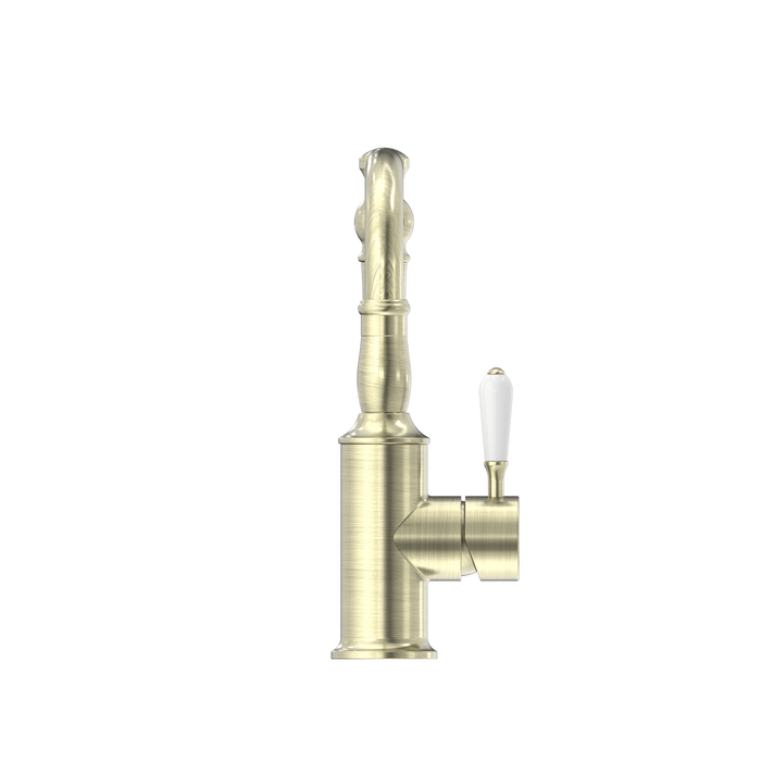 York Basin Mixer Hook Spout - Designer Bathware