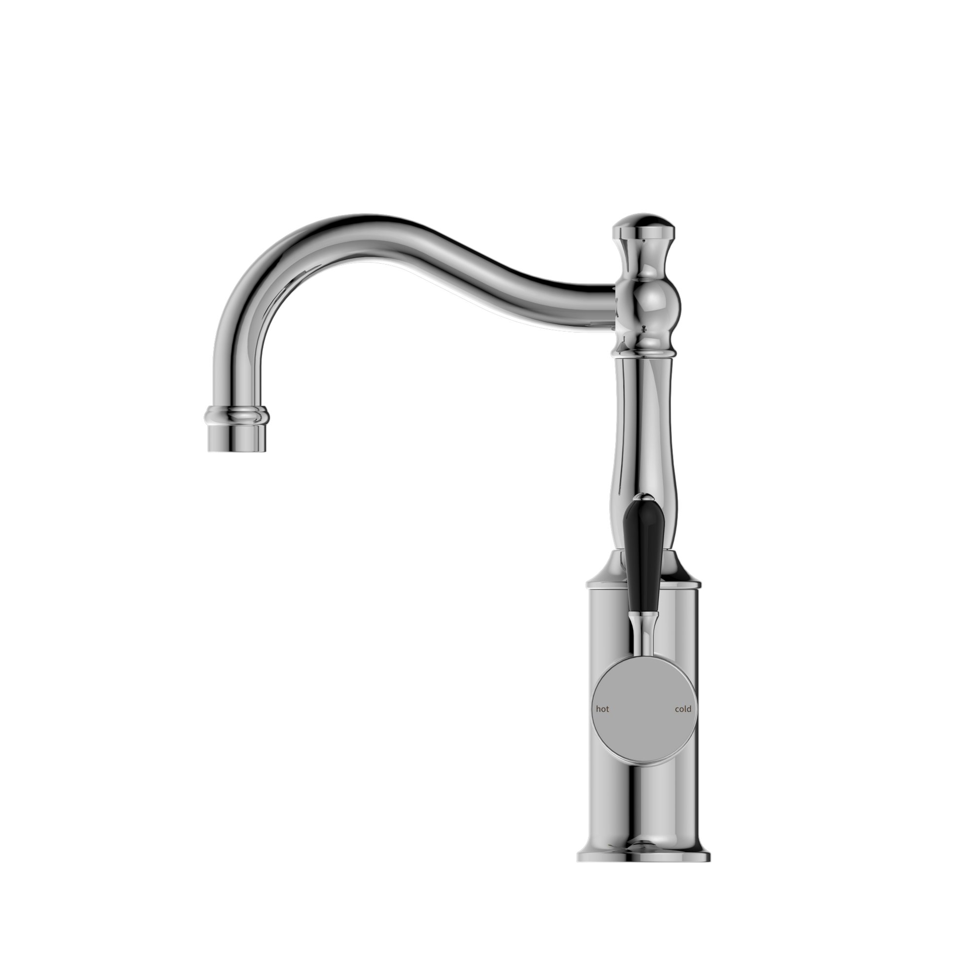 York Basin Mixers Hook Spout - Designer Bathware