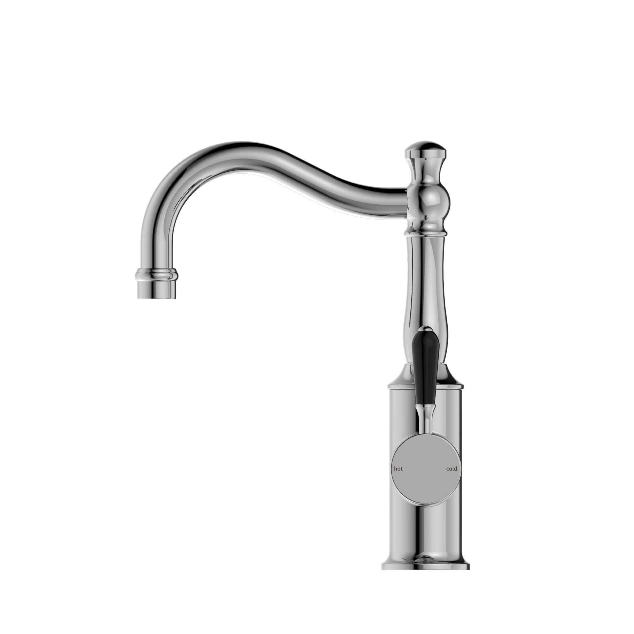 York Basin Mixers Hook Spout - Designer Bathware