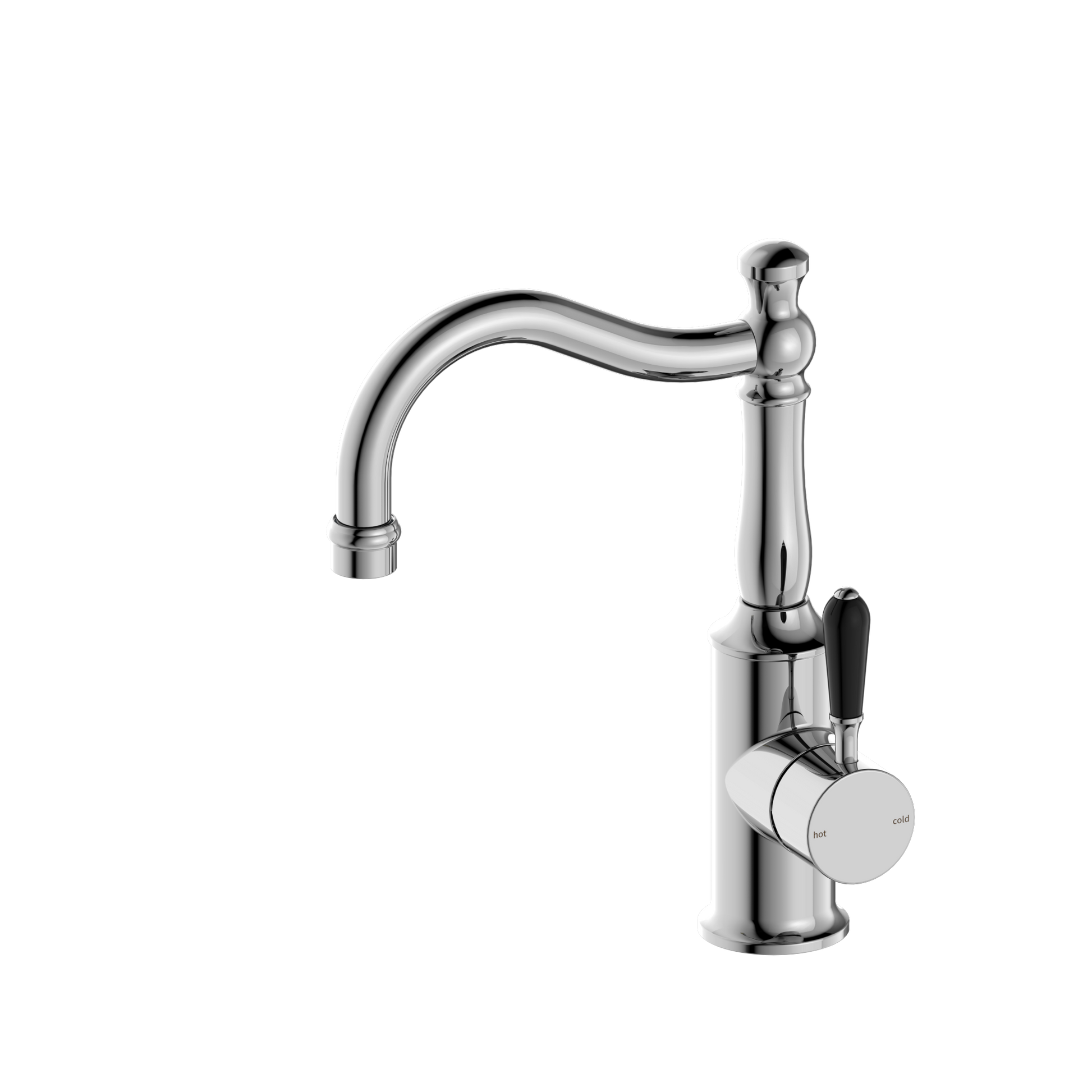 York Basin Mixers Hook Spout - Designer Bathware