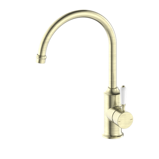 York Kitchen Mixer Gooseneck Spout - Designer Bathware