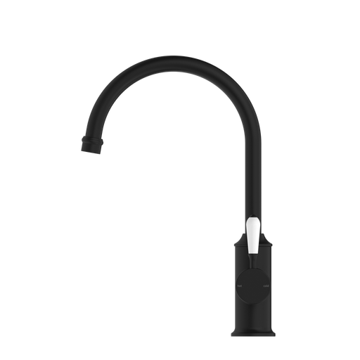 York Kitchen Mixer Gooseneck Spout - Designer Bathware