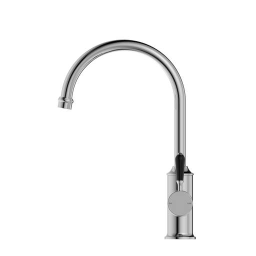 York Kitchen Mixer Gooseneck Spout - Designer Bathware