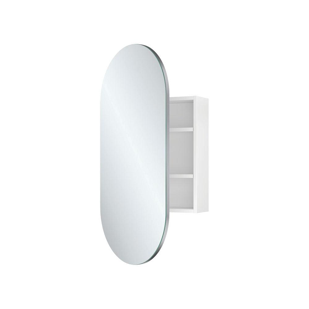 Pill Mirror Cabinet, 450 x 900mm - Designer Bathware