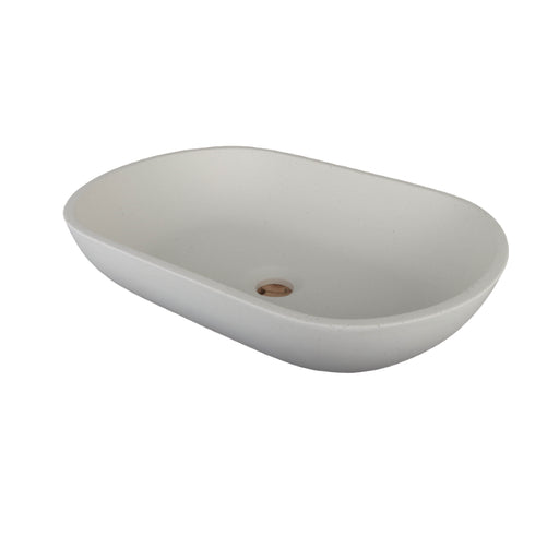 Positano Oval Solid Surface Basin - Designer Bathware