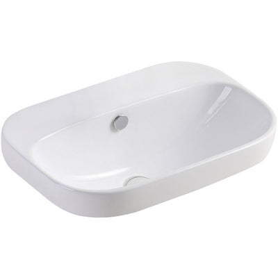 Parisa Semi-Inset Basin, No Tap Hole