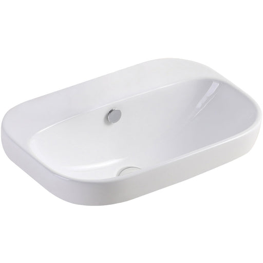 Parisa Semi-Inset Basin, No Tap Hole - Designer Bathware