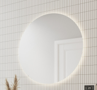 Premium Back Lit Mirror 600mm Cool Light - Designer Bathware