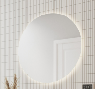 Premium Back Lit Mirror 900mm Cool Light - Designer Bathware