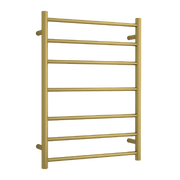 Thermogroup Round Heated Ladder Bar Rail Brushed Gold