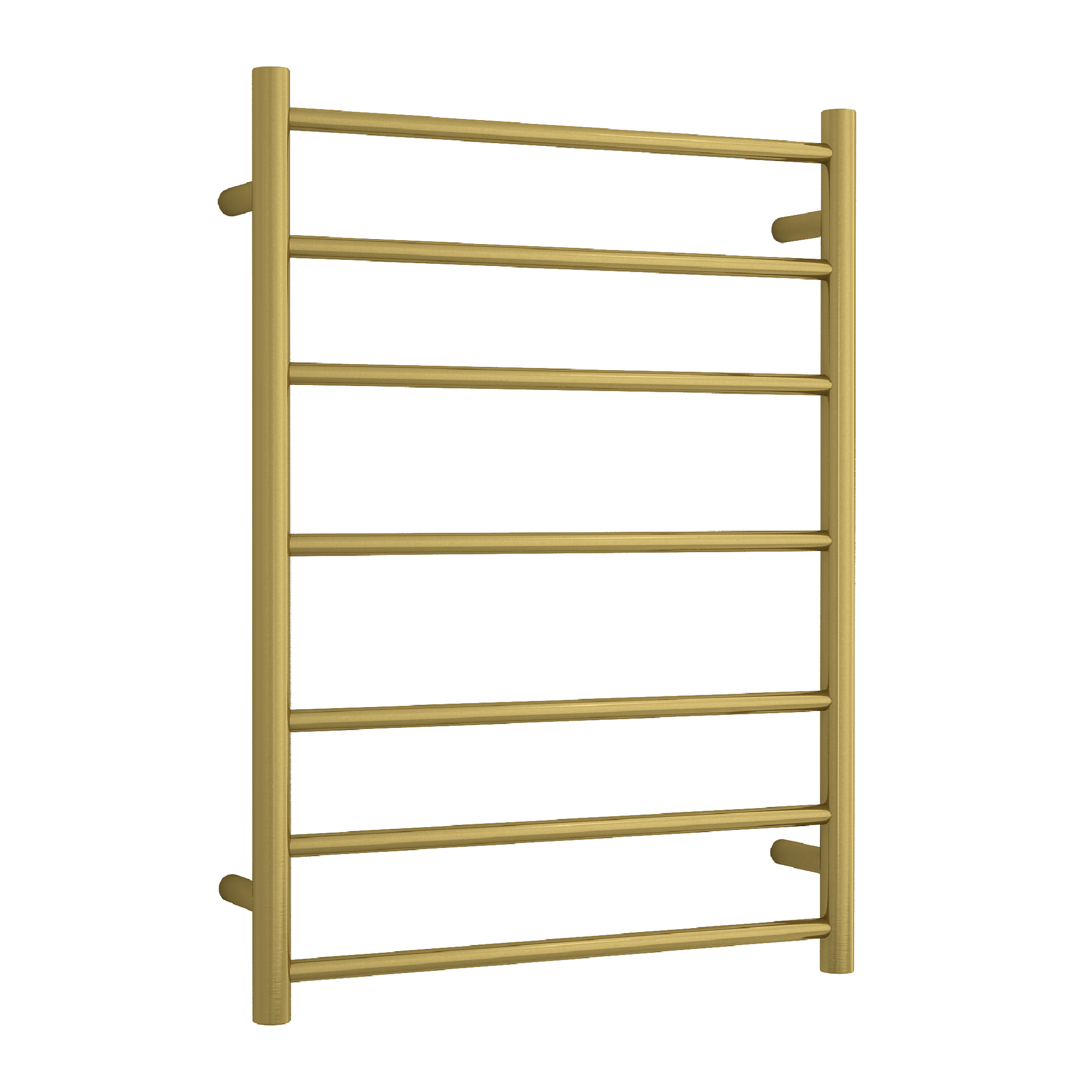 Thermogroup Round Heated Ladder Bar Rail Brushed Gold