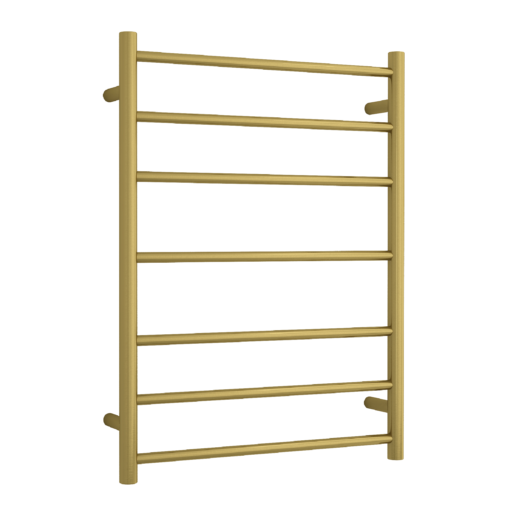 Thermogroup Round Heated Ladder Bar Rail Brushed Gold