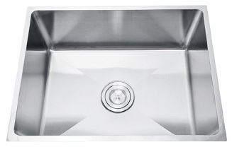 Lavassa Single bowl stainless steel undermount sink - Designer Bathware