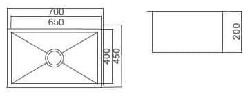 Impact Undermount Single Bowl Sink - Designer Bathware