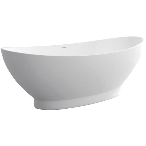 Antonia Matte White Stone Bath