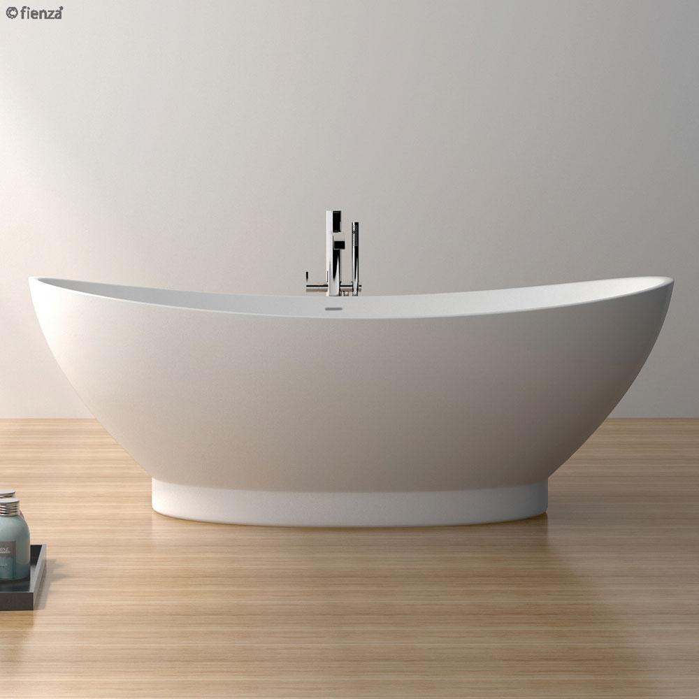 Antonia Matte White Stone Bath
