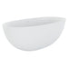 Sasso 1550mm Matte White Stone Bath - Designer Bathware