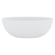 Sasso 1650mm Matte White Stone Bath - Designer Bathware