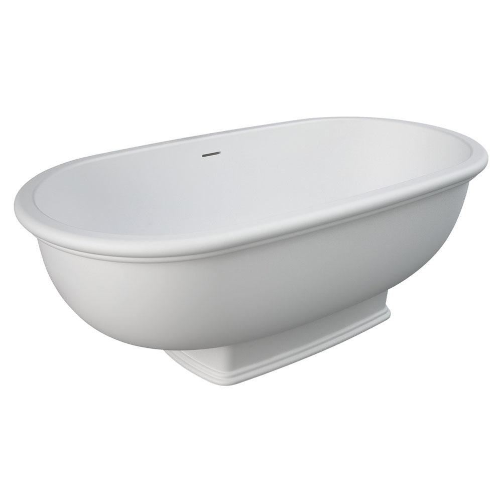 Rak Washington Matte White Solid Surface Bath