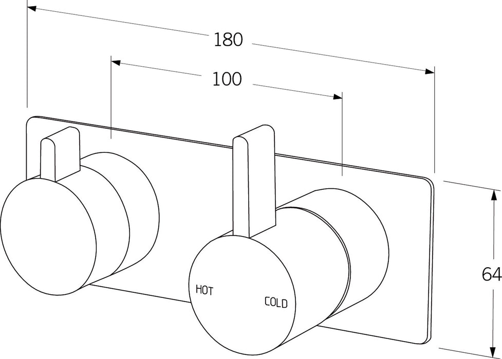 Calibre Mixer Diverter System - Designer Bathware