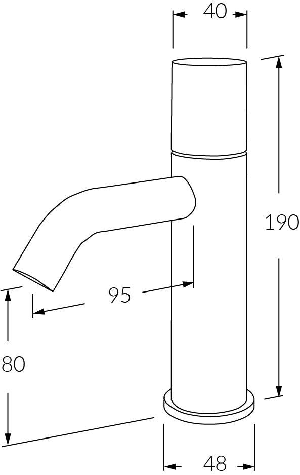Circa Basin mixer - Designer Bathware