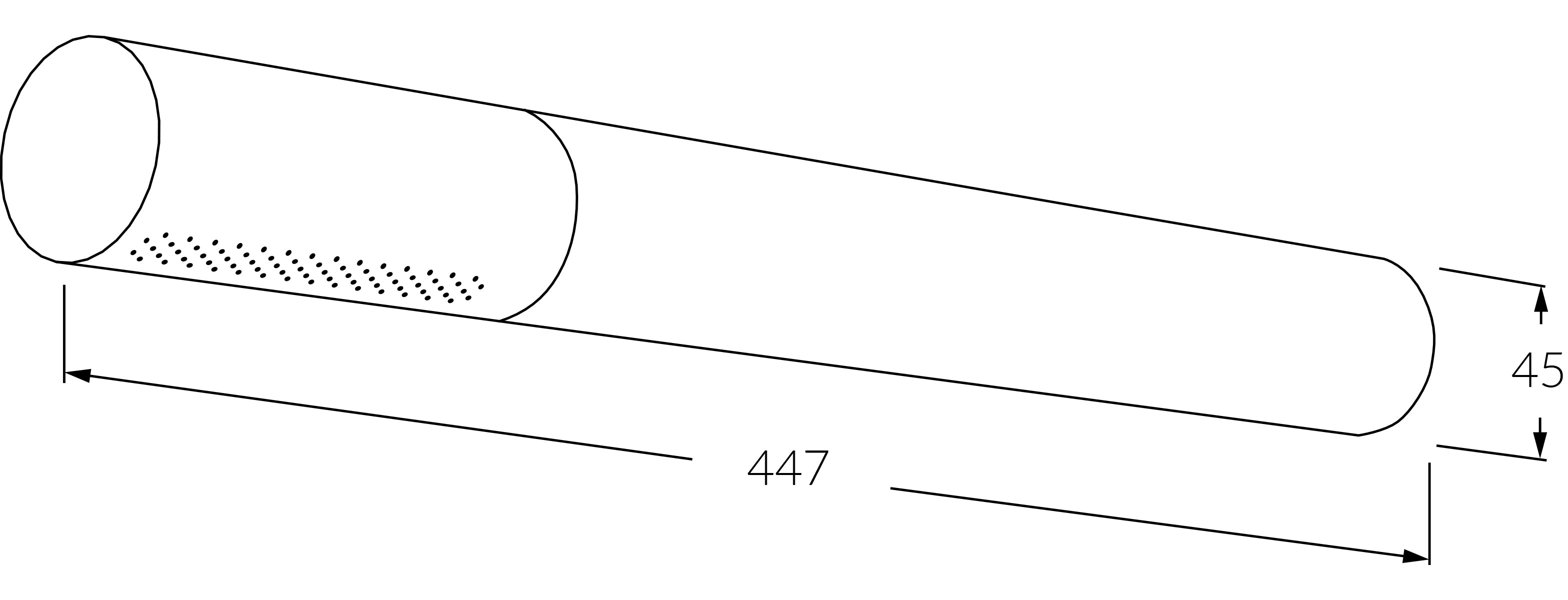 Circa Horizontal Shower - Designer Bathware