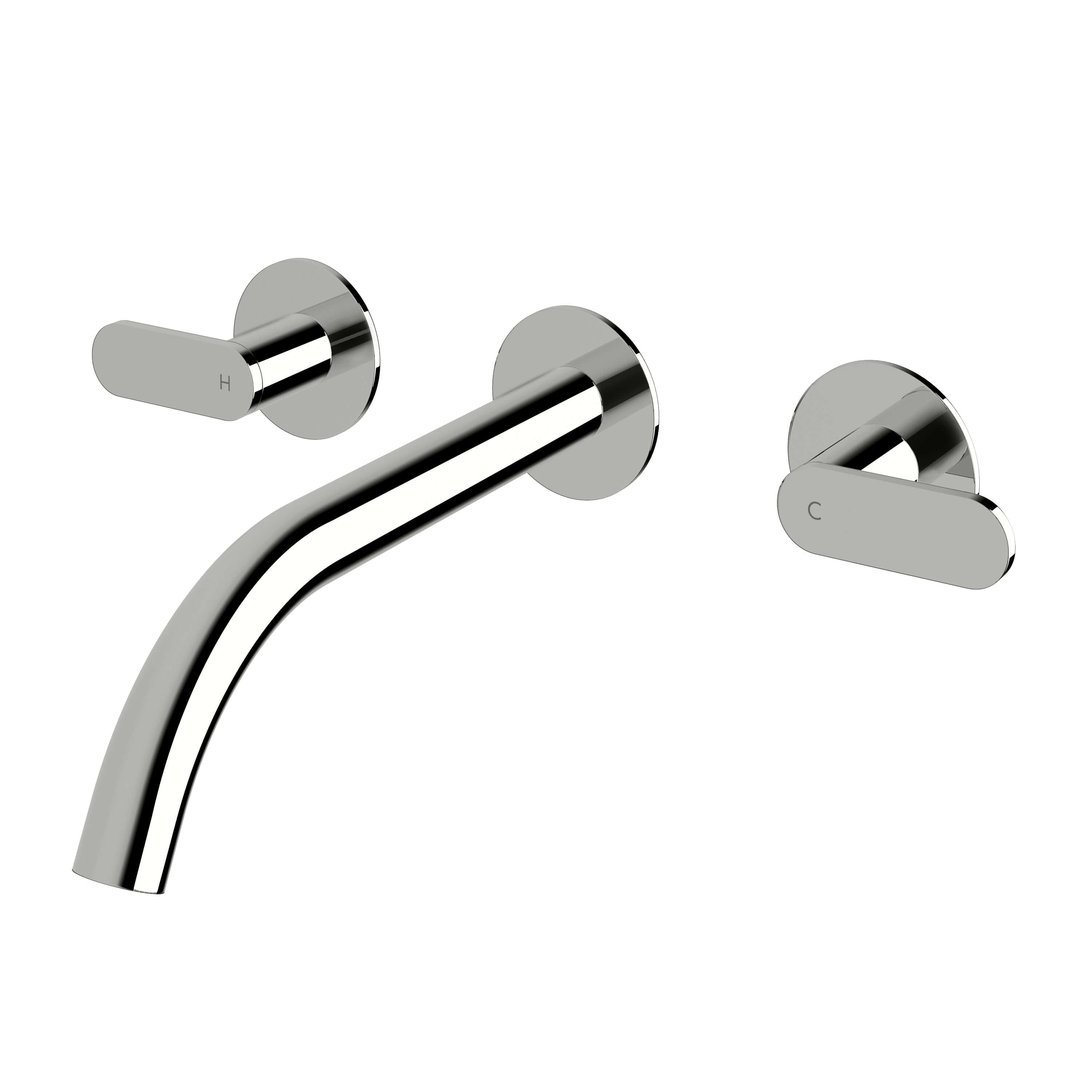 Duet Wall Bath Set 200mm - Designer Bathware