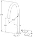 Duet Basin Sink Hob Mixer Set High - Designer Bathware